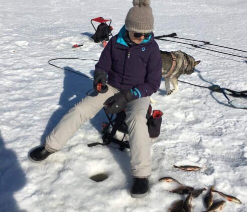 Ice Fishing In Pyhä