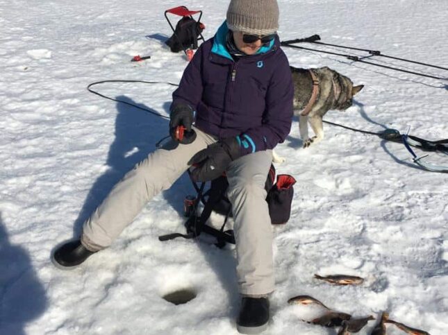 Ice Fishing Ice Fishing In Pyhä