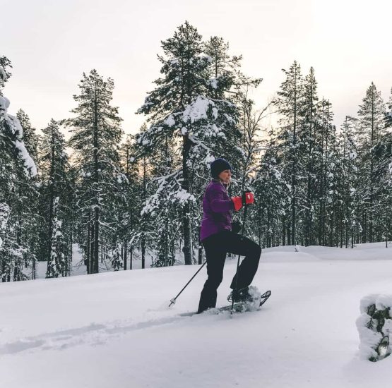 Snowshoeing in Lapland